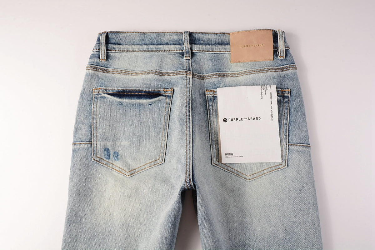 PURPLE New Purple Personality Fashion Jeans 9038
