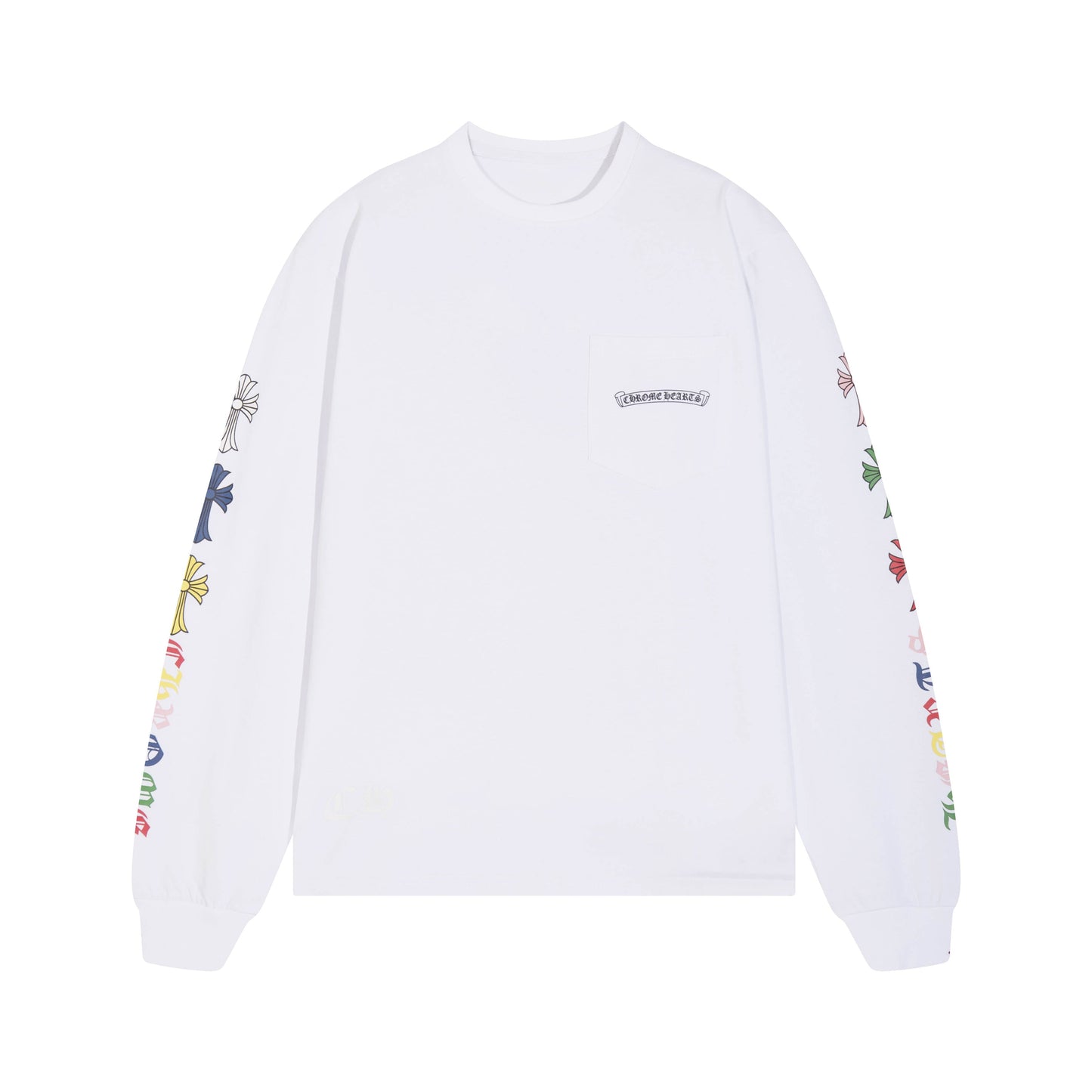 CHROME-HEARTS Men's Long-Sleeve T-shirtSweatshirt K8015