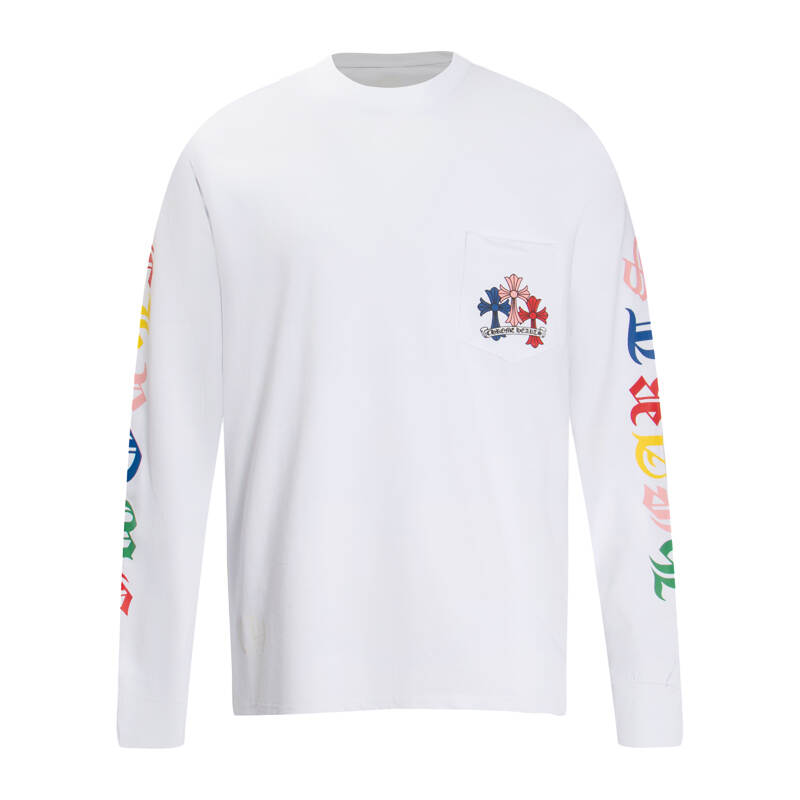 CHROME-HEARTS Men's Long-Sleeve T-shirtSweatshirt K8003