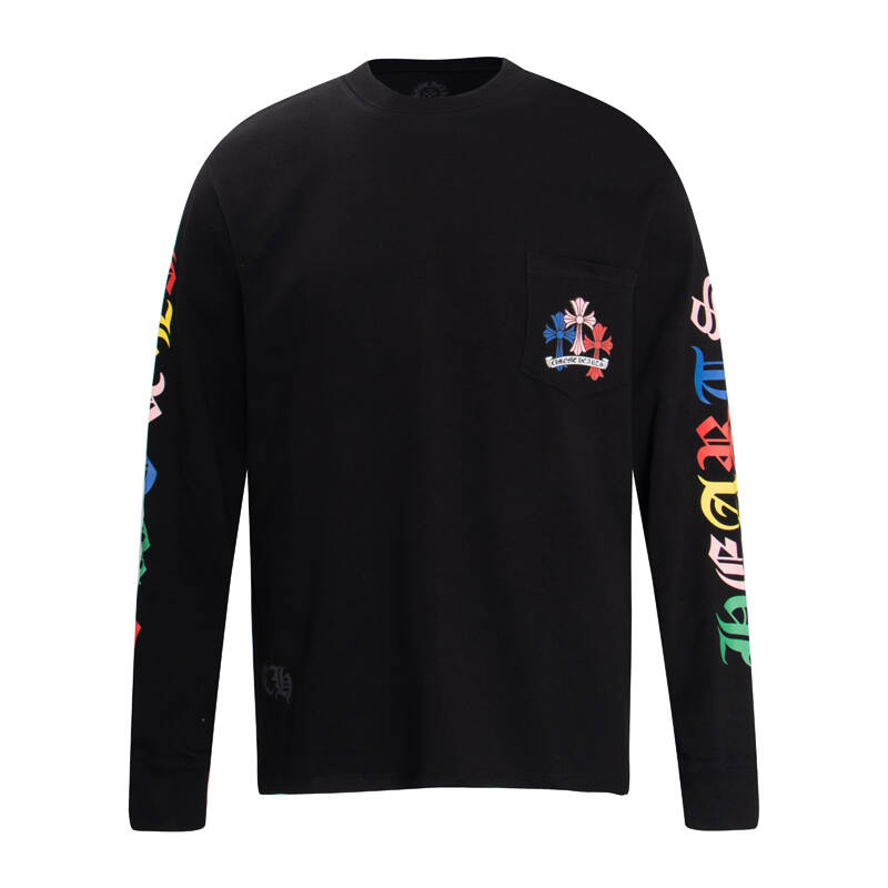 CHROME-HEARTS Men's Long-Sleeve T-shirtSweatshirt K8003
