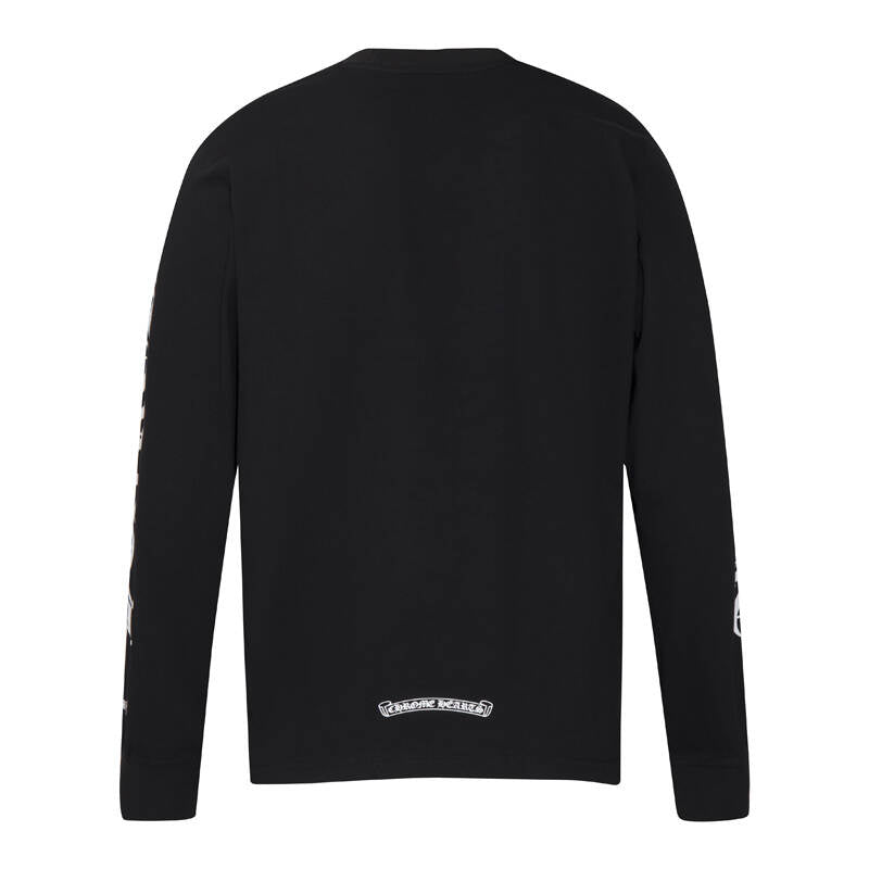 CHROME-HEARTS Men's Long-Sleeve T-shirtSweatshirt K9011