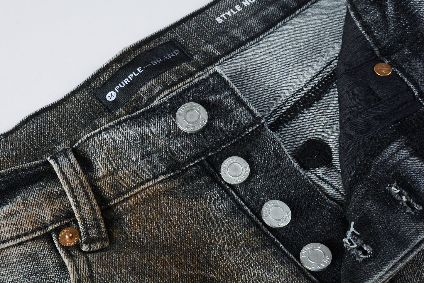 PURPLE New High Quality Mens Jeans Designer Jeans Fashion Distressed Ripped Denim Cargo For Men High Street Fashion 9031