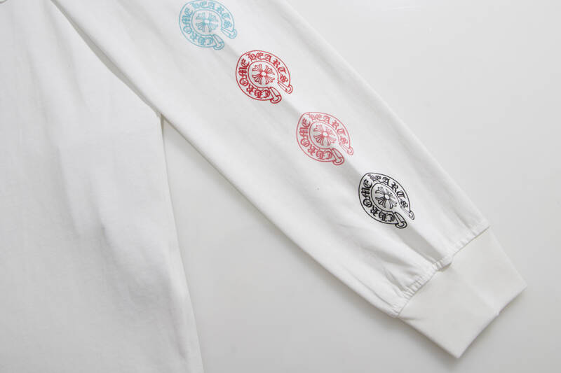 CHROME-HEARTS Men's Long-Sleeve T-shirtSweatshirt K8009