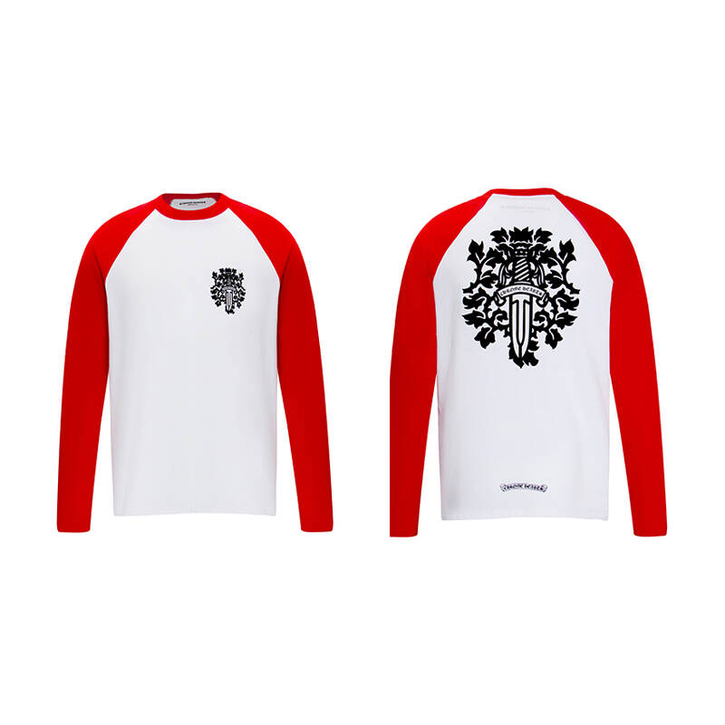 CHROME-HEARTS Men's Long-Sleeve T-shirtSweatshirt K9001