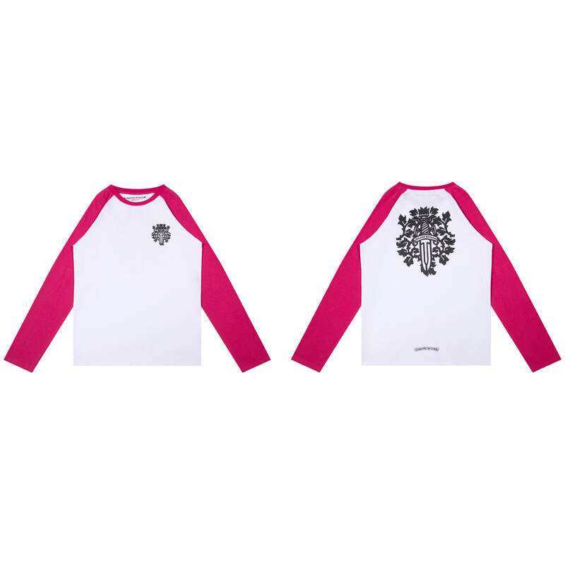 CHROME-HEARTS Men's Long-Sleeve T-shirtSweatshirt K9001