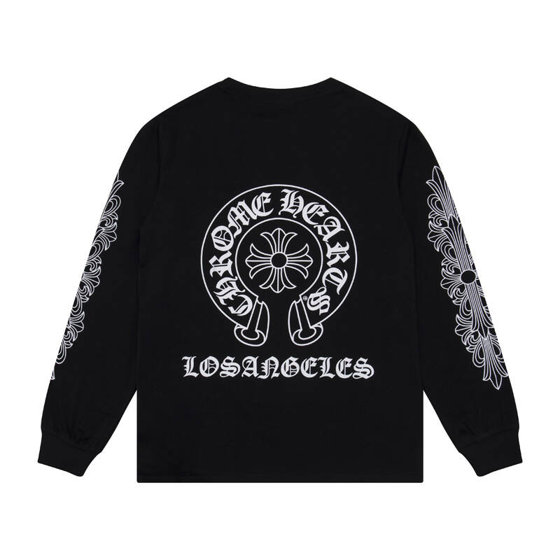 CHROME-HEARTS Men's Long-Sleeve T-shirtSweatshirt K8008