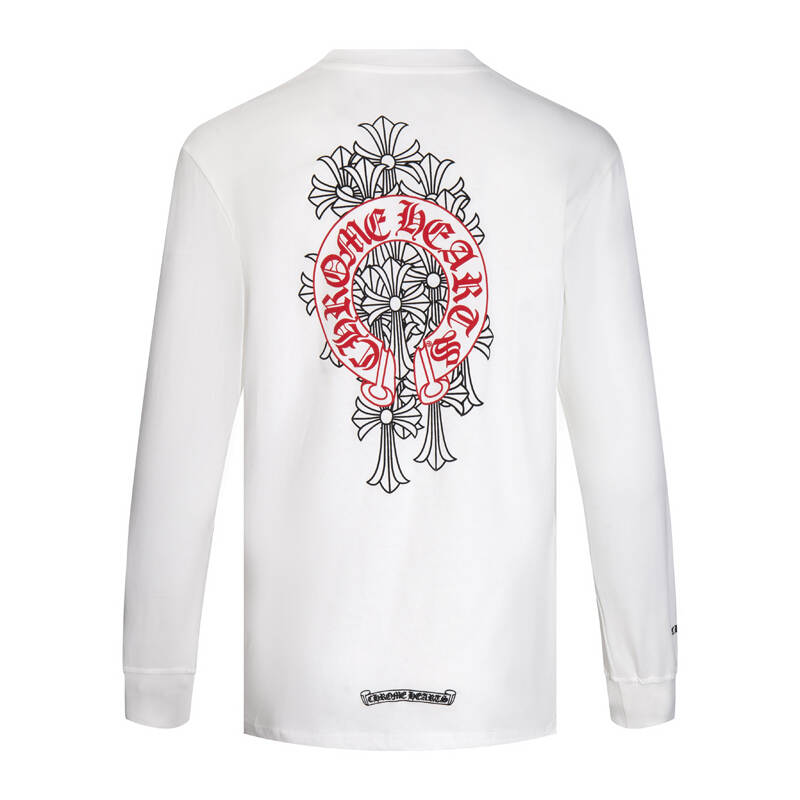 CHROME-HEARTS Men's Long-Sleeve T-shirtSweatshirt K8006