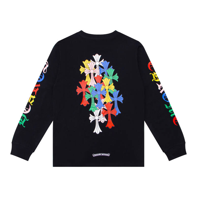 CHROME-HEARTS Men's Long-Sleeve T-shirtSweatshirt K8003