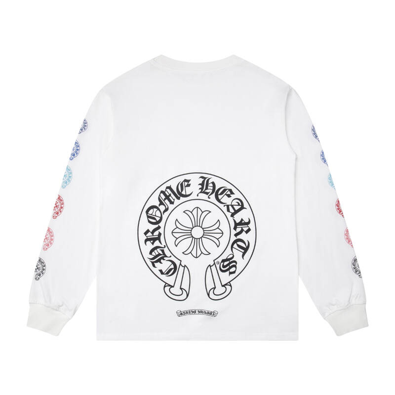 CHROME-HEARTS Men's Long-Sleeve T-shirtSweatshirt K8009