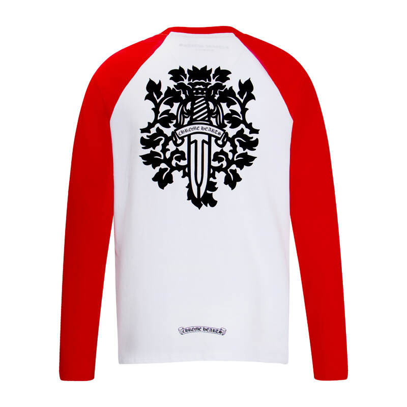 CHROME-HEARTS Men's Long-Sleeve T-shirtSweatshirt K9001