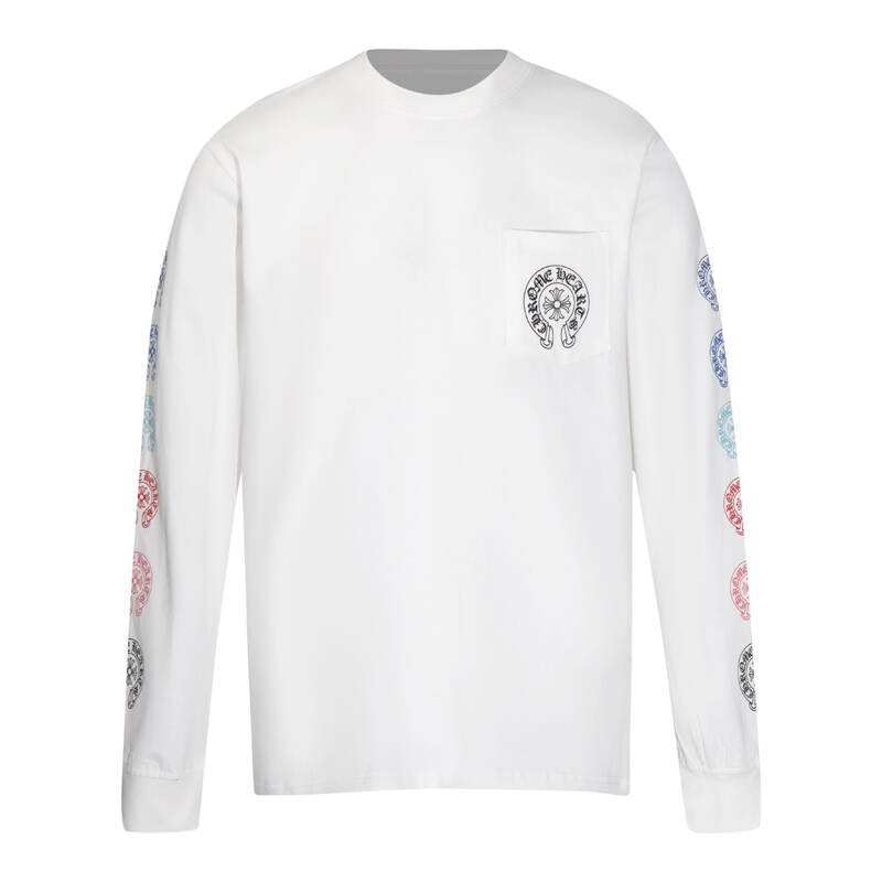 CHROME-HEARTS Men's Long-Sleeve T-shirtSweatshirt K8009