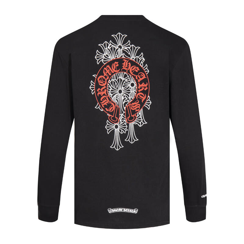 CHROME-HEARTS Men's Long-Sleeve T-shirtSweatshirt K8006