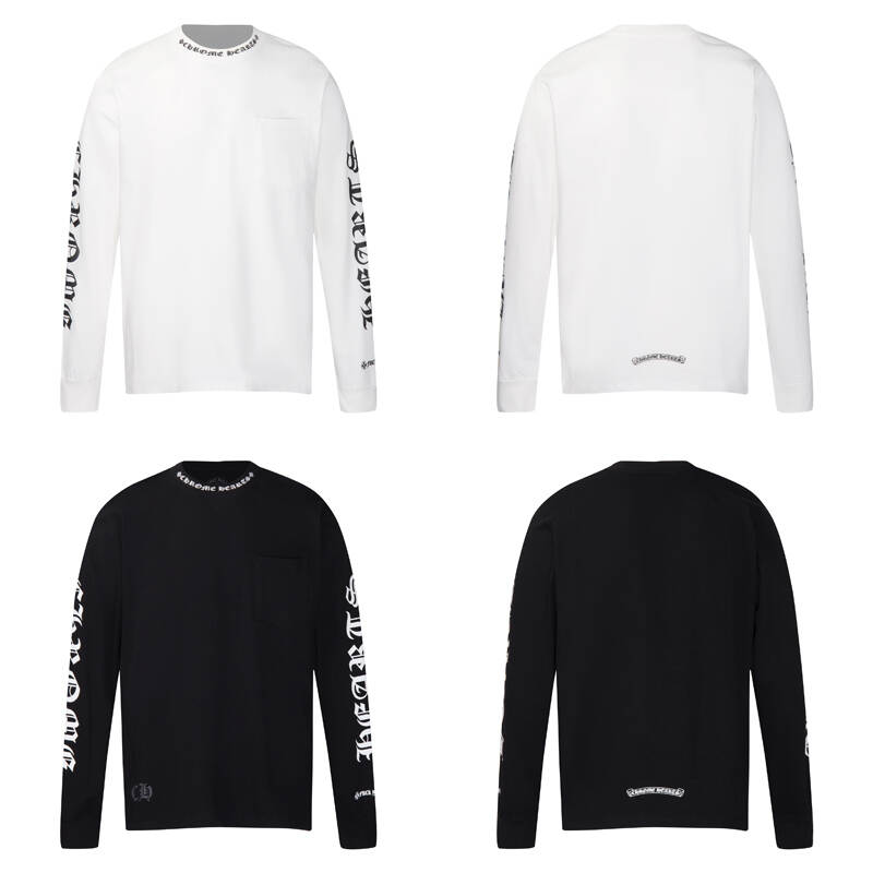CHROME-HEARTS Men's Long-Sleeve T-shirtSweatshirt K9011