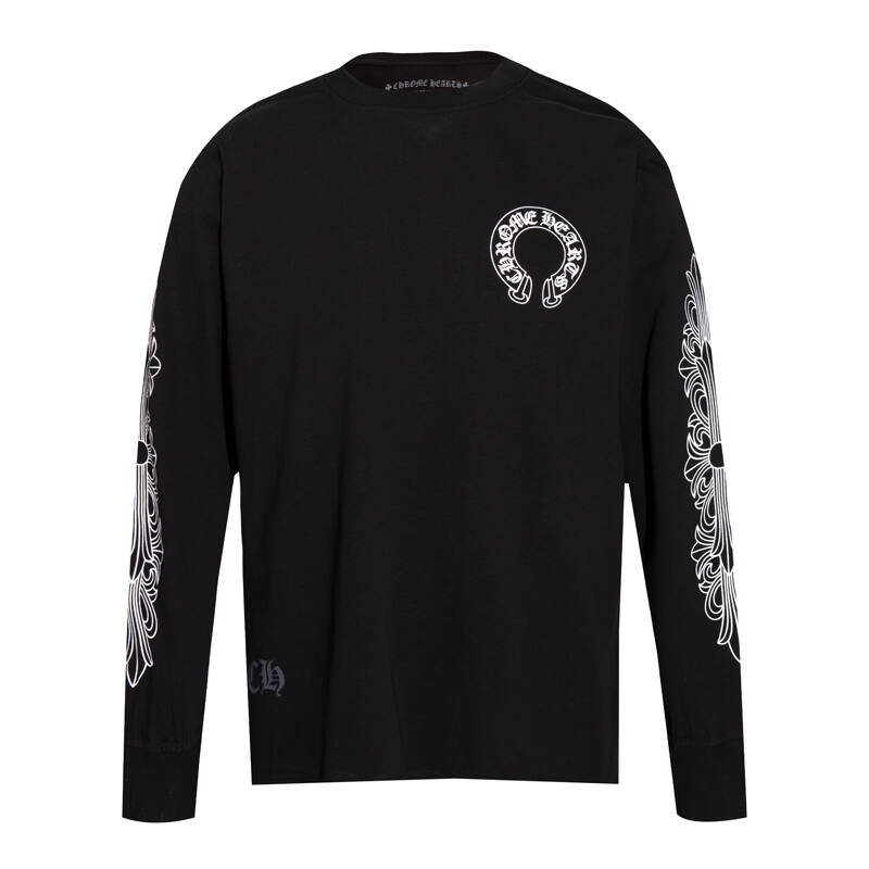 CHROME-HEARTS Men's Long-Sleeve T-shirtSweatshirt K8005