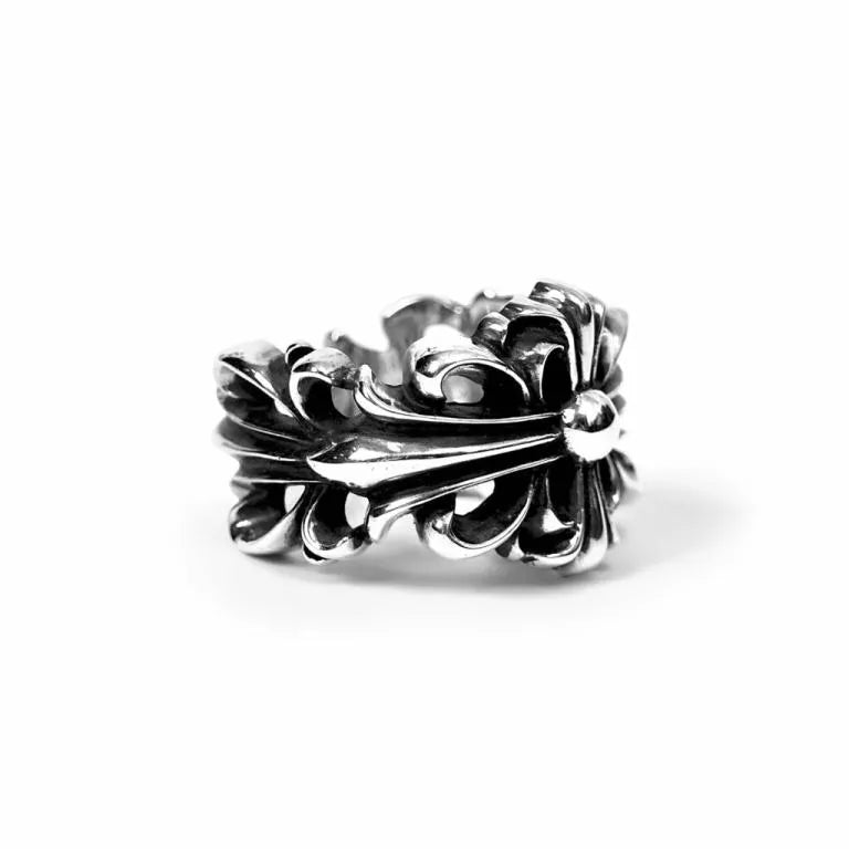 Chrome-Hearts DOUBLE FLORAL RING -1