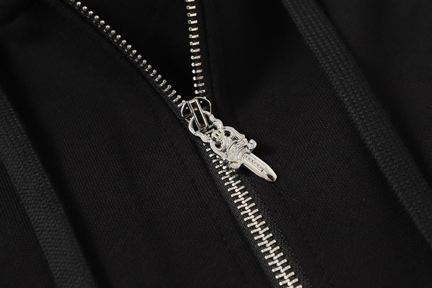 Chrome-Hearts Colorful Rhinestone Hoodie - Black Gothic Street Sweatshirt 2608