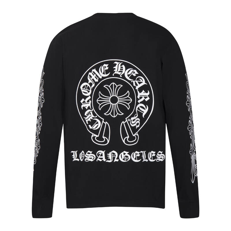 CHROME-HEARTS Men's Long-Sleeve T-shirtSweatshirt K8008
