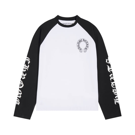 CHROME-HEARTS Men's Long-Sleeve T-shirtSweatshirt K9003