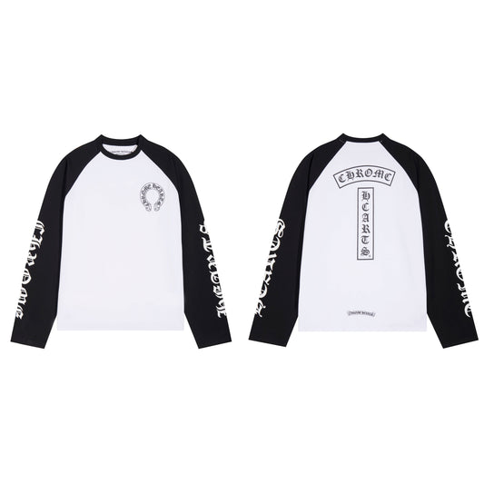 CHROME-HEARTS Men's Long-Sleeve T-shirtSweatshirt K9003