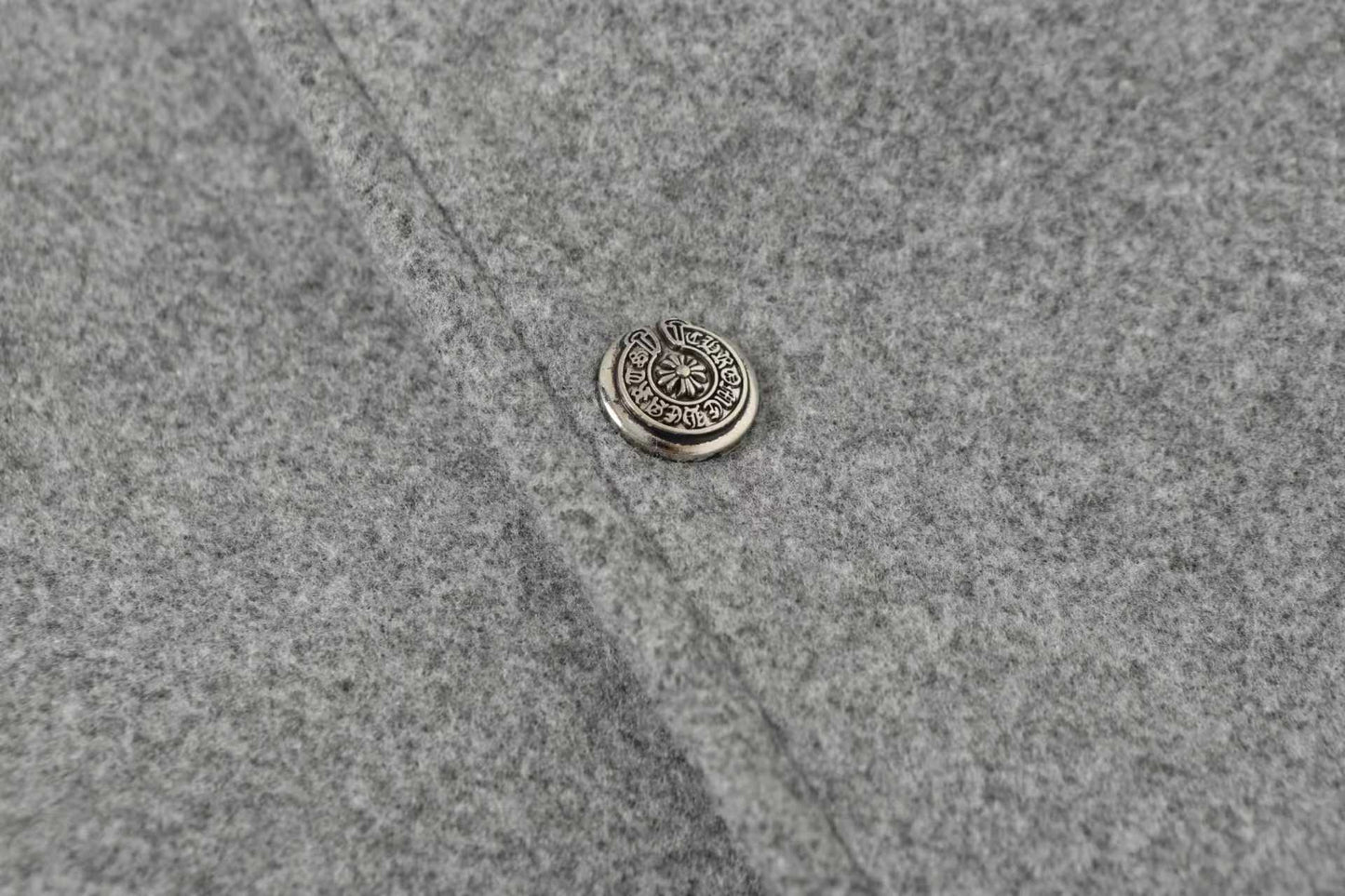 Chrome-Hearts Multi Cross Varsity Jacket - Grey Black Street Jacket 2215