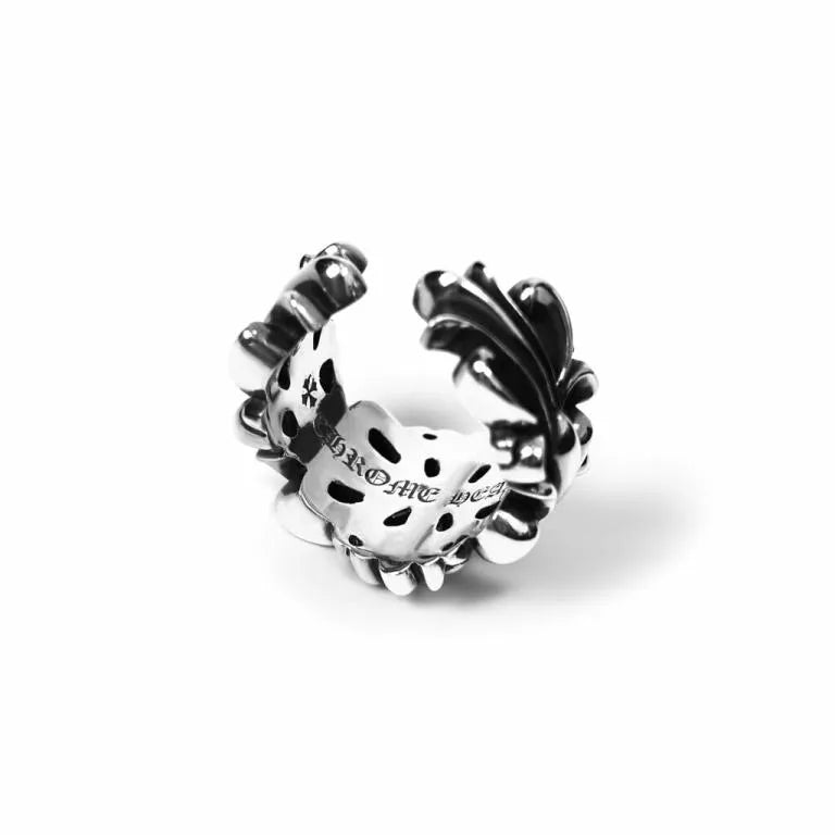 Chrome-Hearts DOUBLE FLORAL RING -1