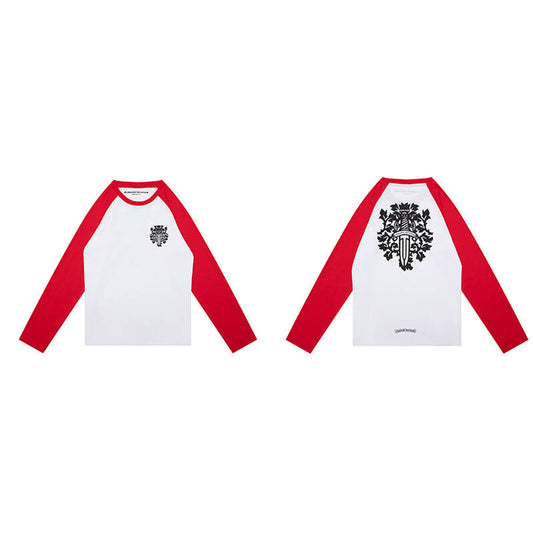 CHROME-HEARTS Men's Long-Sleeve T-shirtSweatshirt K9001