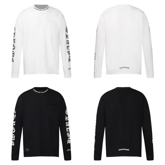 CHROME-HEARTS Men's Long-Sleeve T-shirtSweatshirt K9011