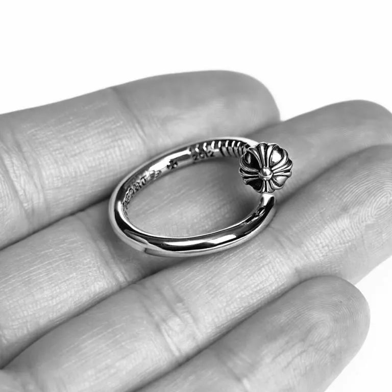 Chrome-Hearts NAIL RING – CROSSBALL -56